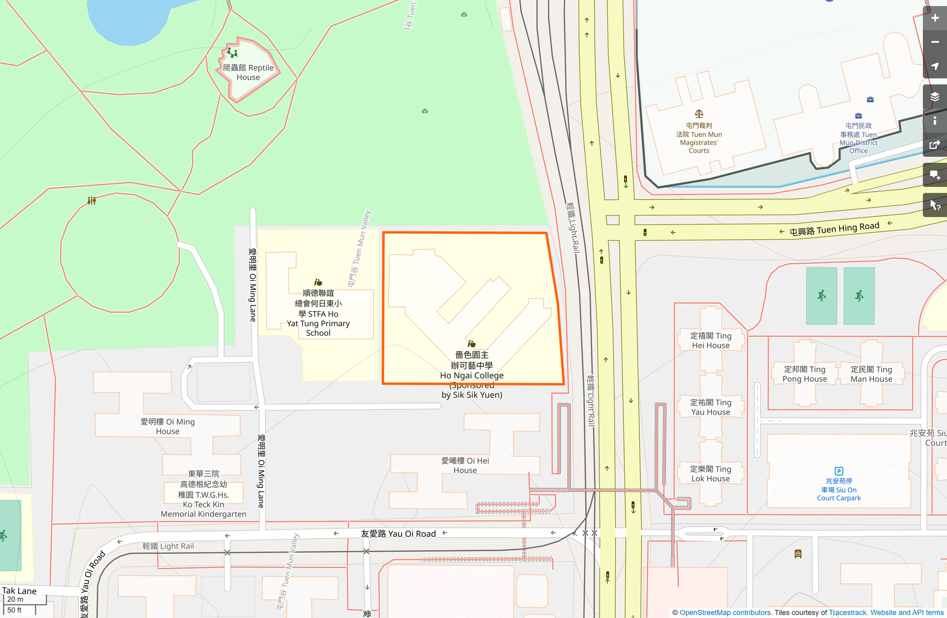 OSM: 可藝中學 Ho Ngai College (Sponsored By Sik Sik Yuen)