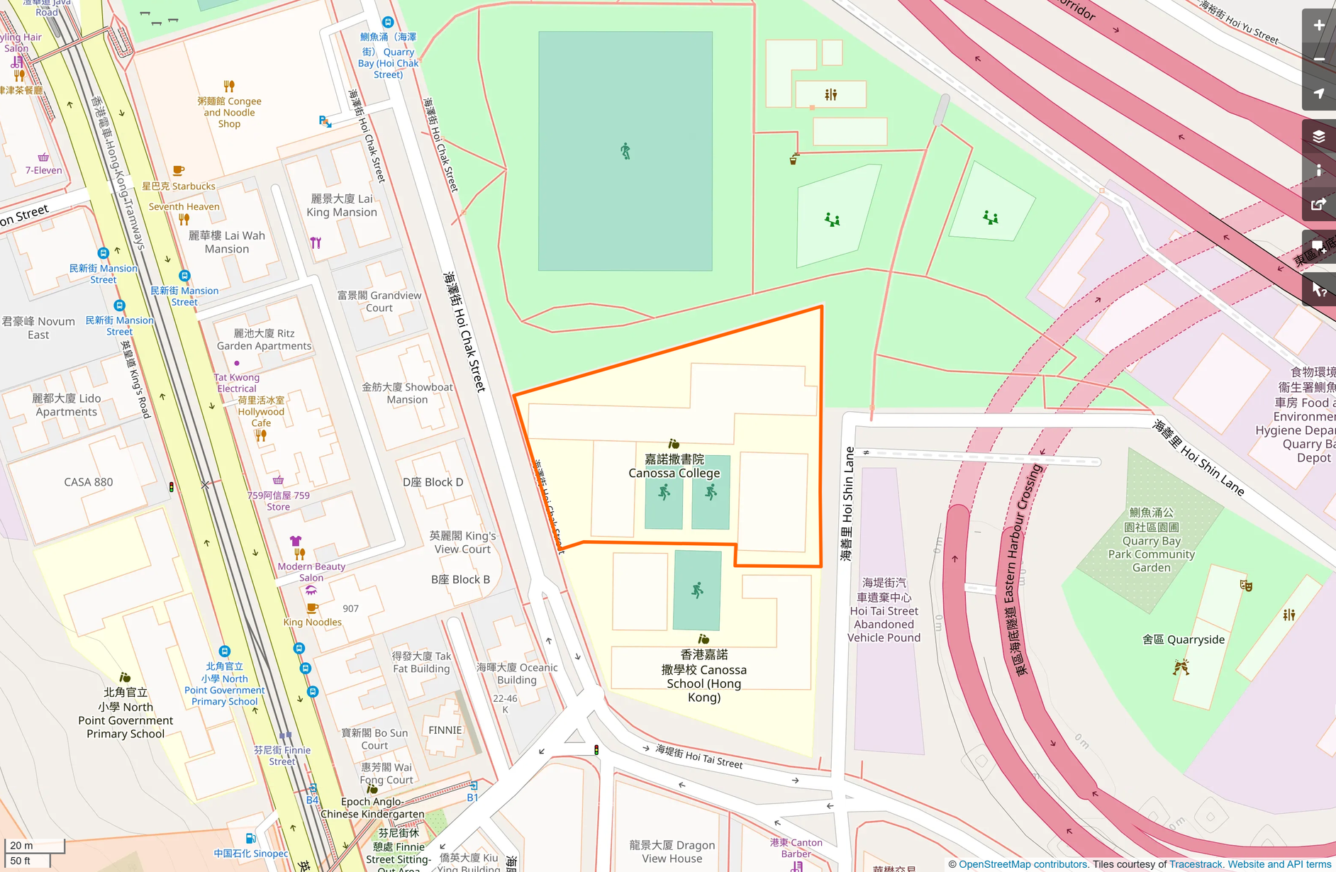 OSM: 嘉諾撒書院 Canossa College