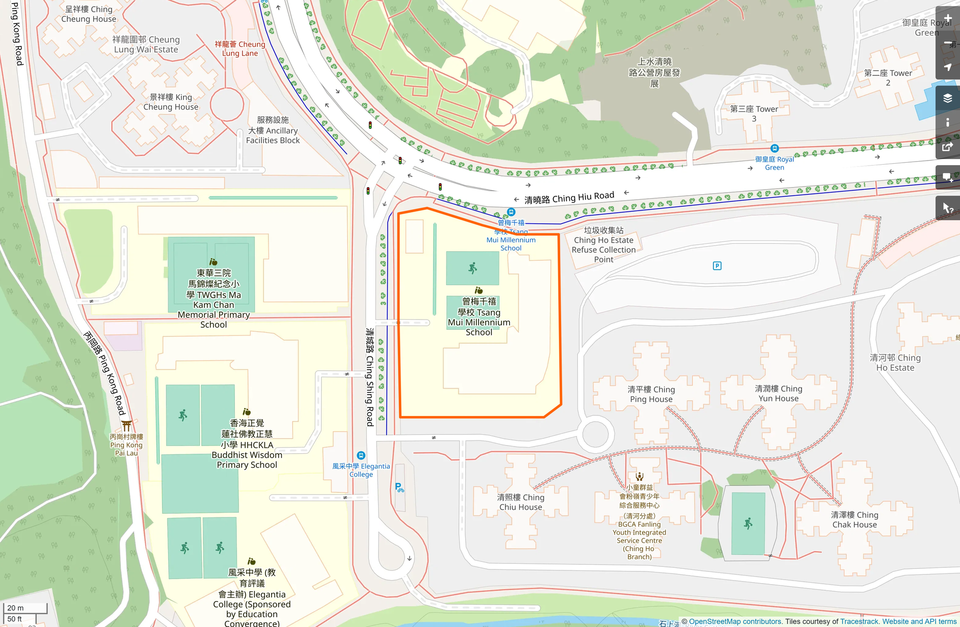 OSM: 曾梅千禧學校 Tsang Mui Millennium School