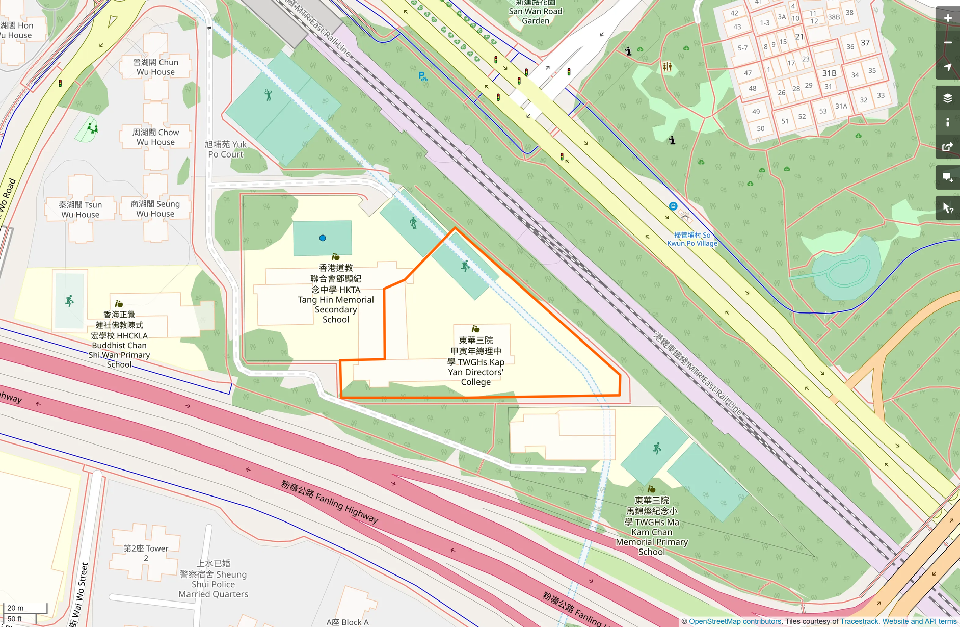 OSM: 東華三院甲寅年總理中學 TWGHs Kap Yan Directors' College