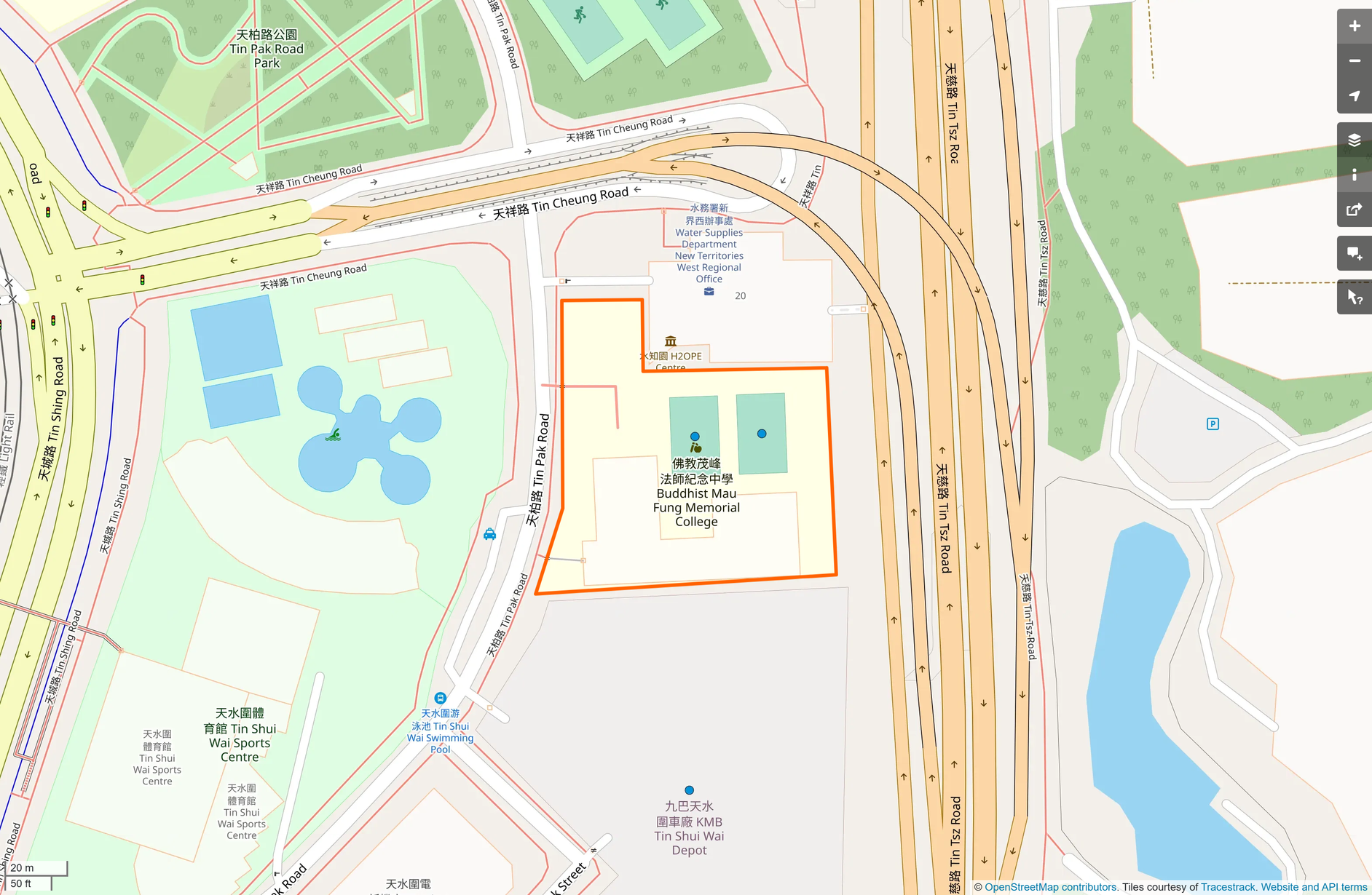 OSM: 佛教茂峰法師紀念中學 Buddhist Mau Fung Memorial College