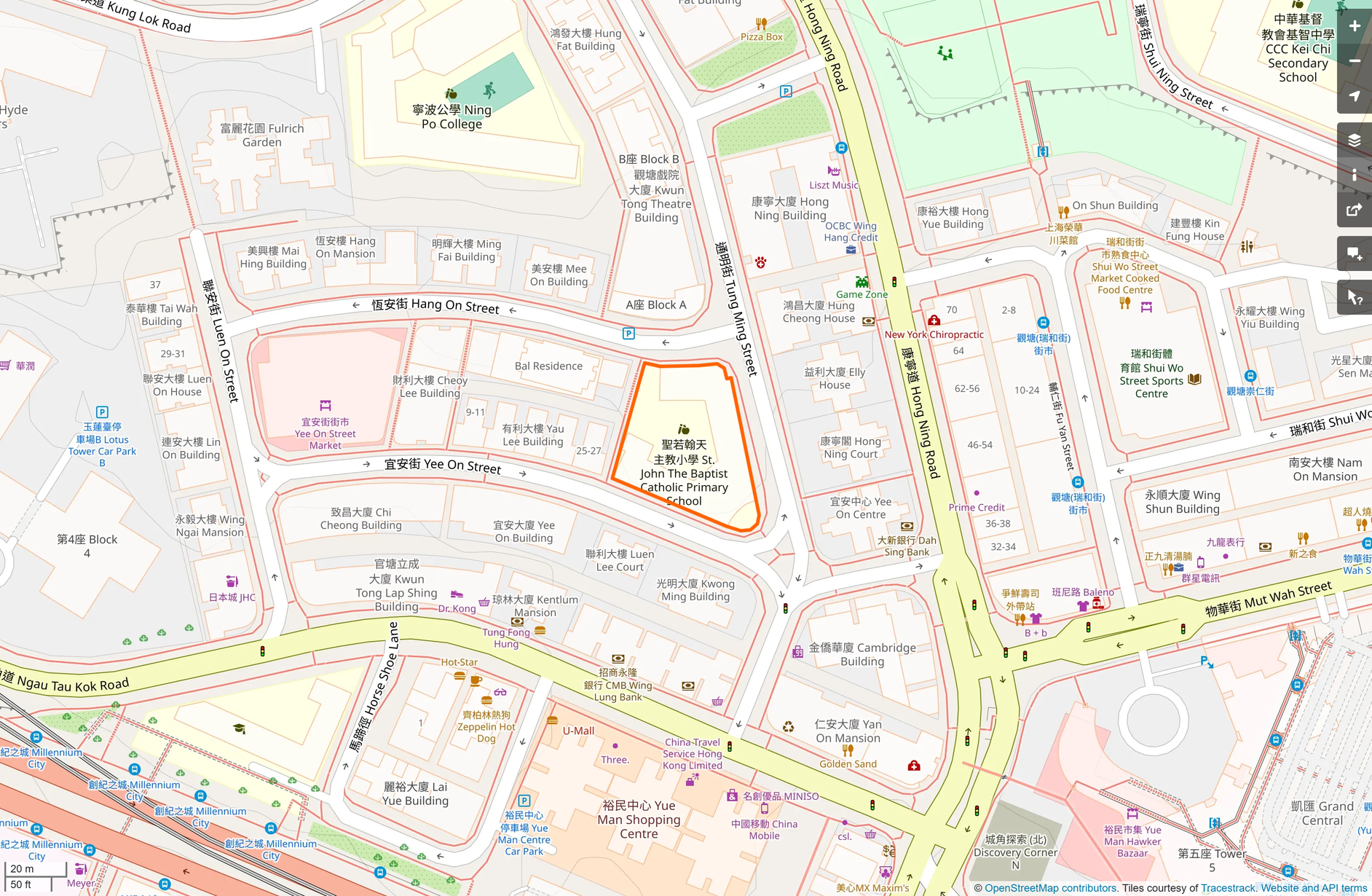 OSM: 聖若翰天主教小學 St. John The Baptist Catholic Primary School