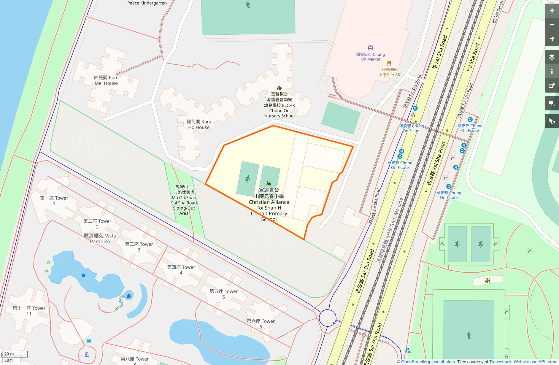 OSM: 台山陳元喜小學 Christian Alliance Toi Shan H C Chan Primary School