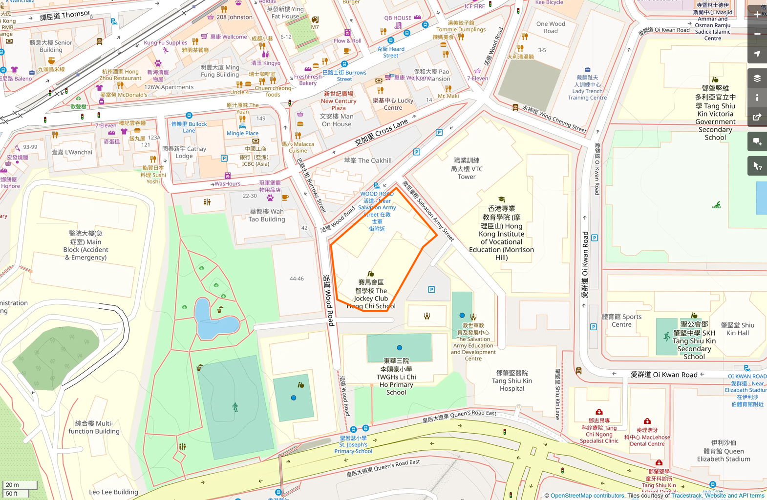 OSM: 賽馬會匡智學校 The Jockey Club Hong Chi School