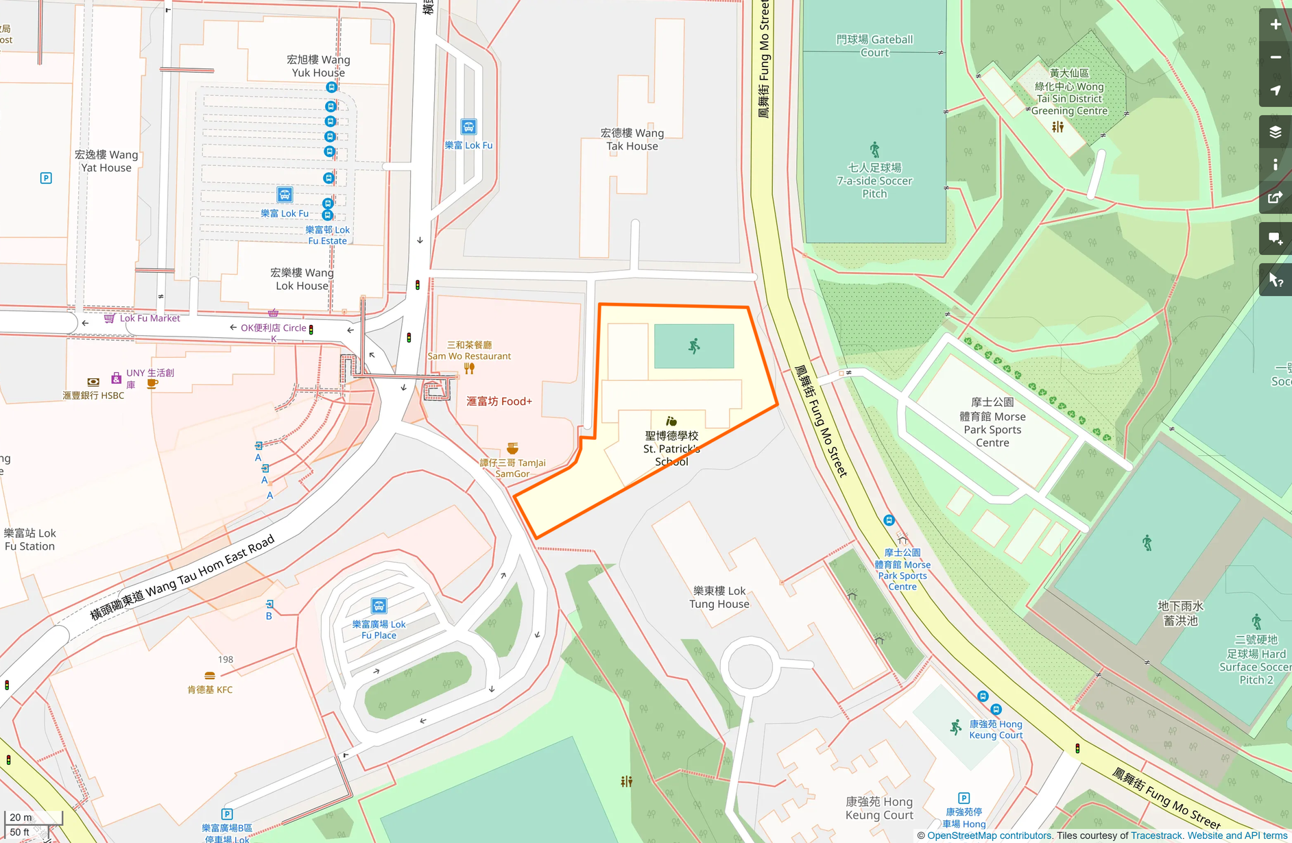 OSM: 聖博德學校 St. Patrick's School