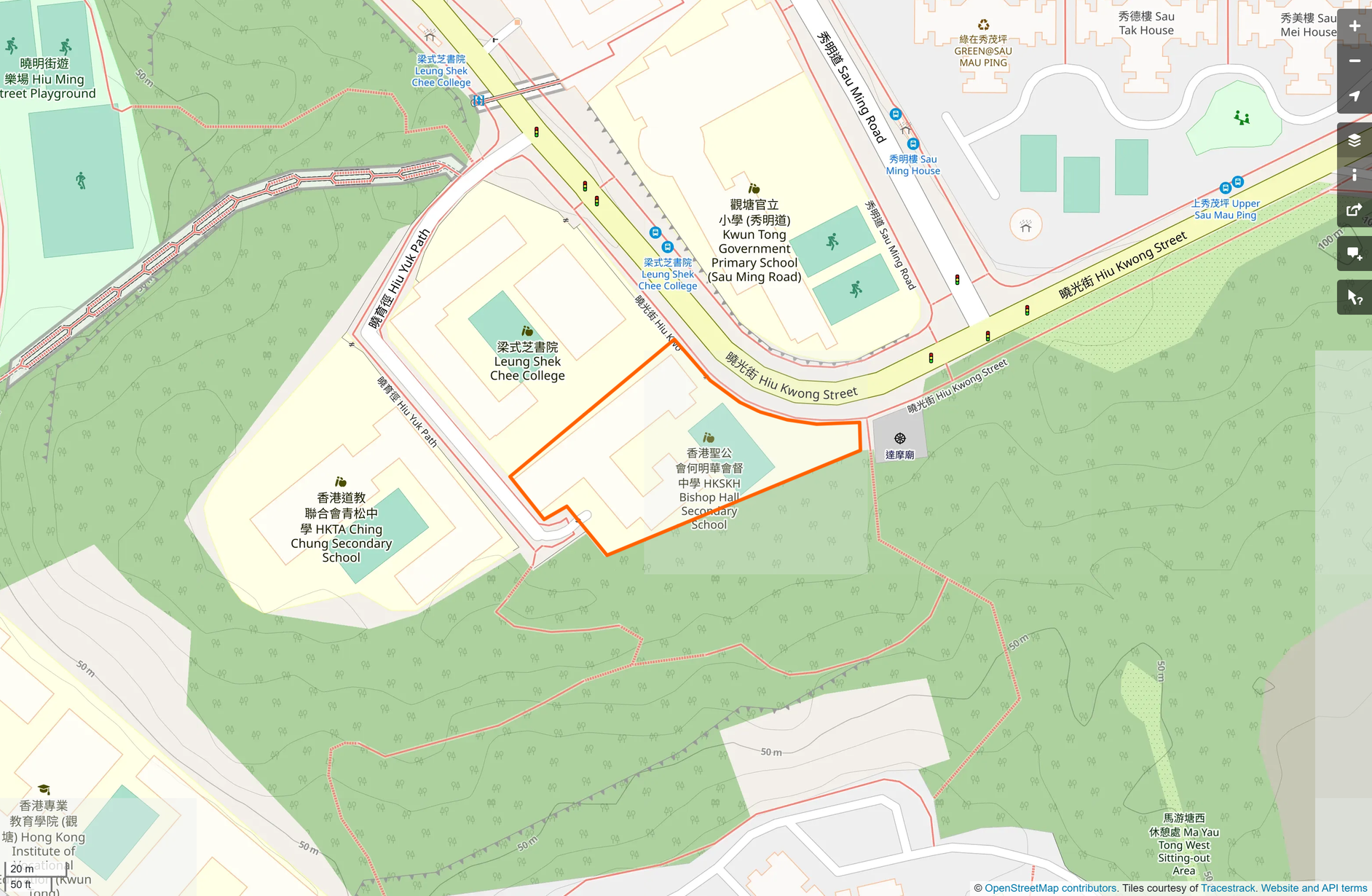 OSM: 香港聖公會何明華會督中學 HKSKH Bishop Hall Secondary School