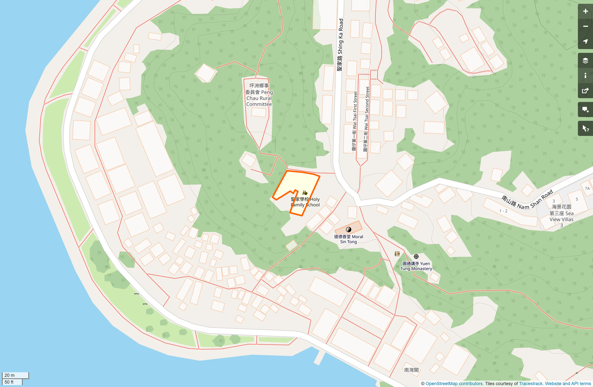 OSM: 聖家學校 Holy Family School
