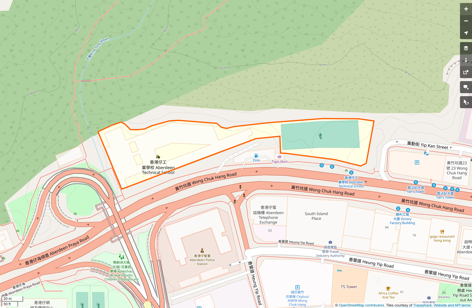OSM: 香港仔工業學校 Aberdeen Technical School
