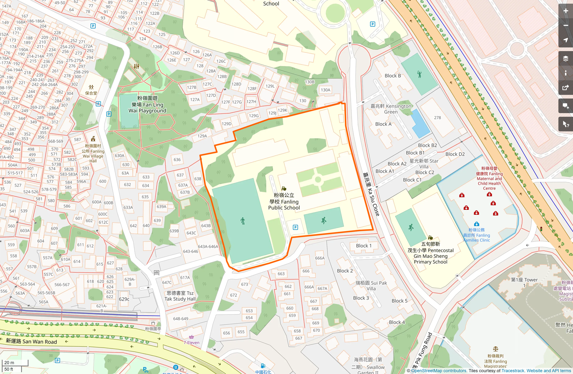 OSM: 粉嶺公立學校 Fanling Public School