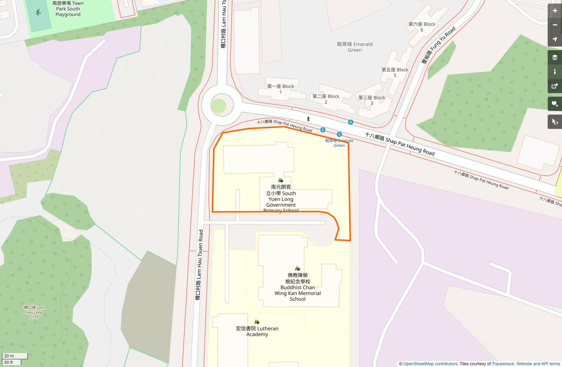 OSM: 南元朗官立小學 South Yuen Long Government Primary School