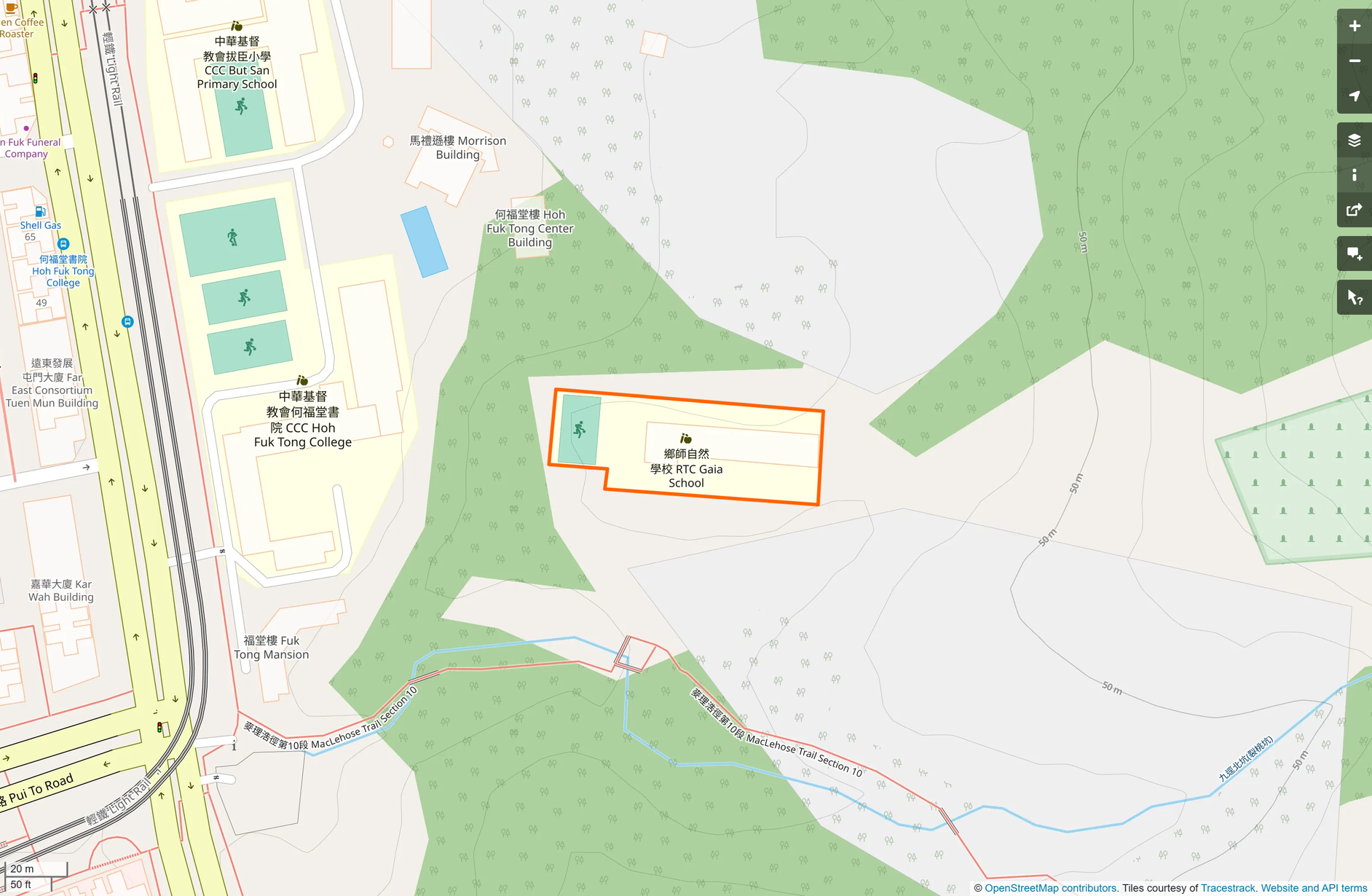 OSM: 鄉師自然學校 RTC GAIA School