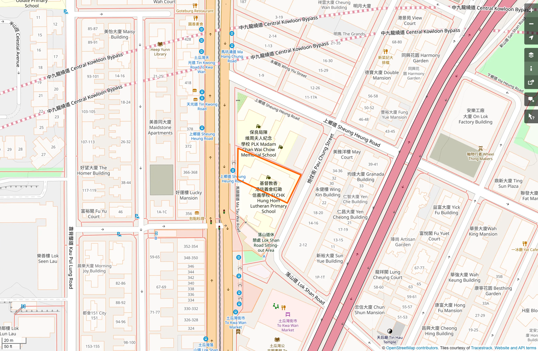 OSM: 紅磡信義學校 ELCHK Hung Hom Lutheran Primary School