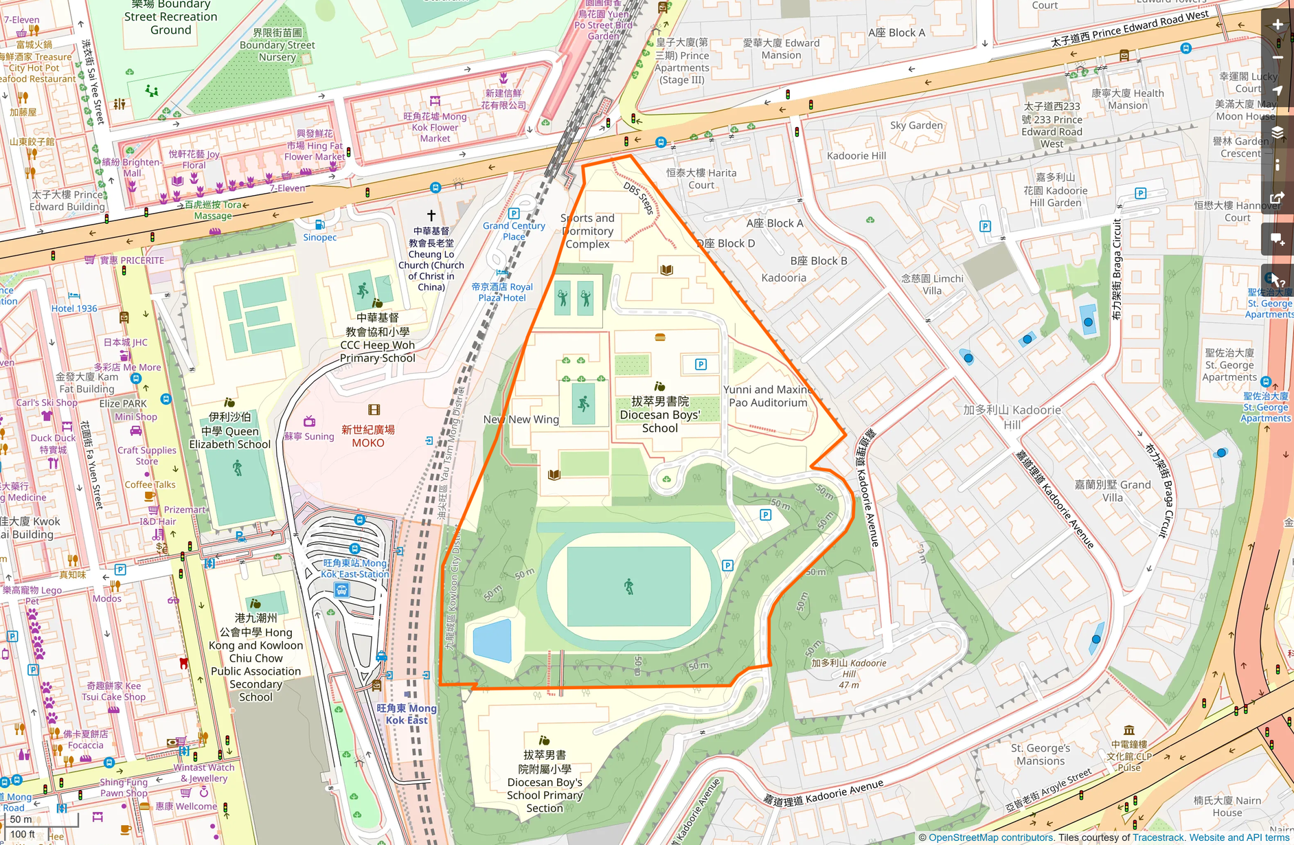 OSM: 拔萃男書院 Diocesan Boys' School