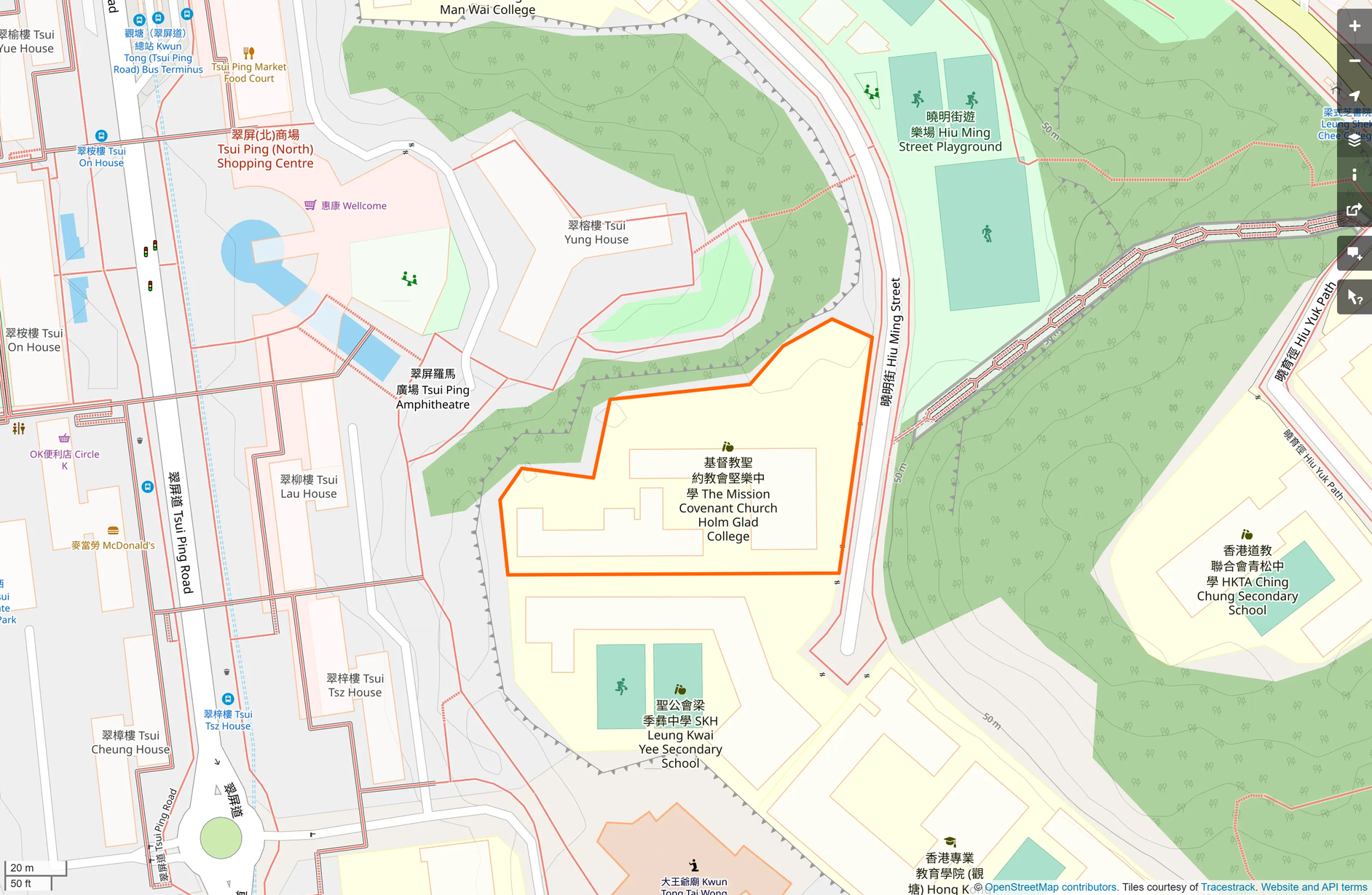 OSM: 基督教聖約教會堅樂中學 The Mission Covenant Church Holm Glad College