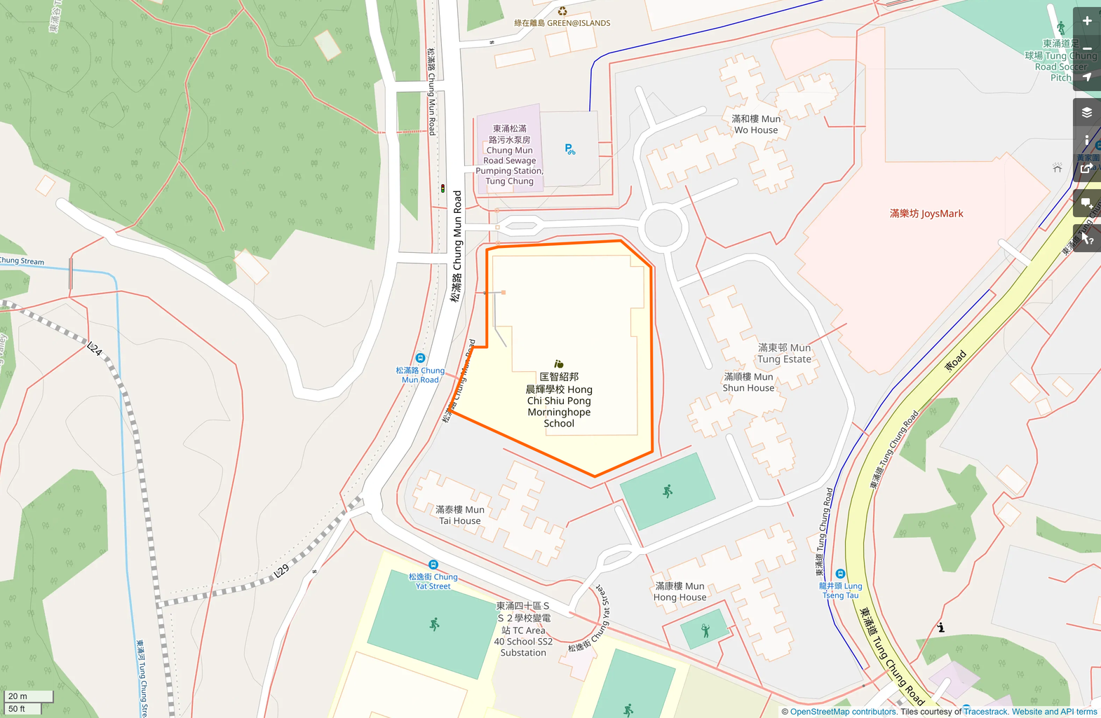 OSM: 匡智紹邦晨輝學校 Hong Chi Shiu Pong Morninghope School