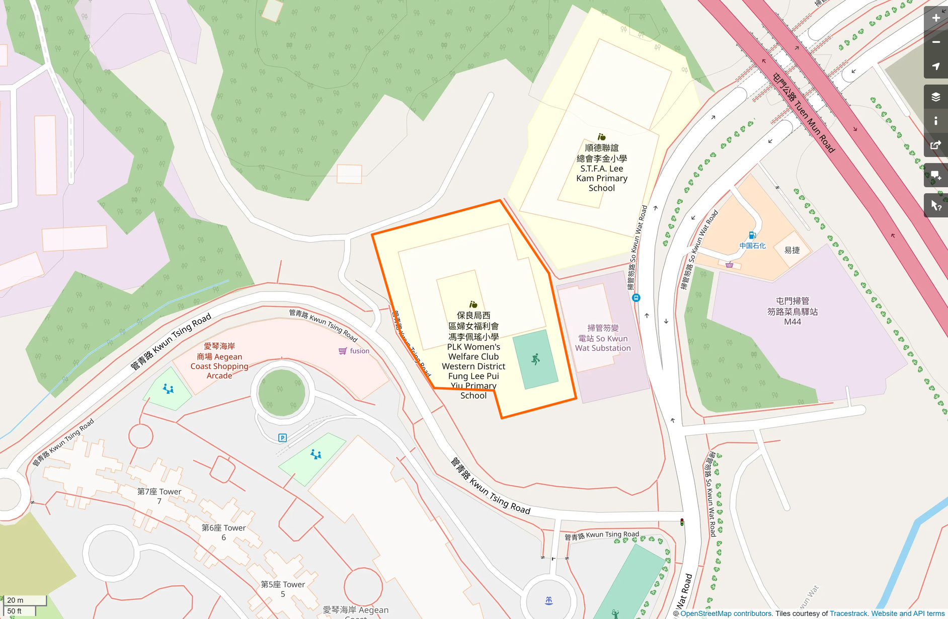 OSM: 馮李佩瑤小學 PLK Women’s Welfare Club (WD) Fung Lee Pui Yiu Primary School