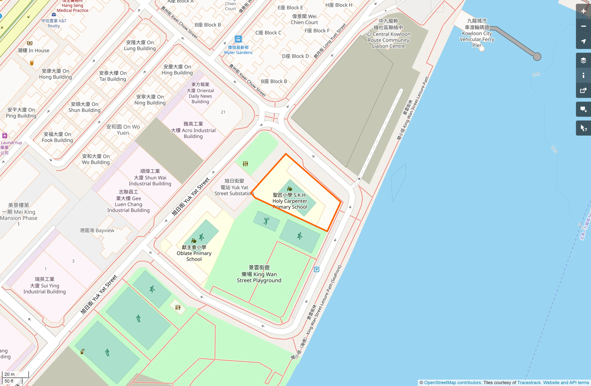 OSM: 聖公會聖匠小學 SKH Holy Carpenter Primary School