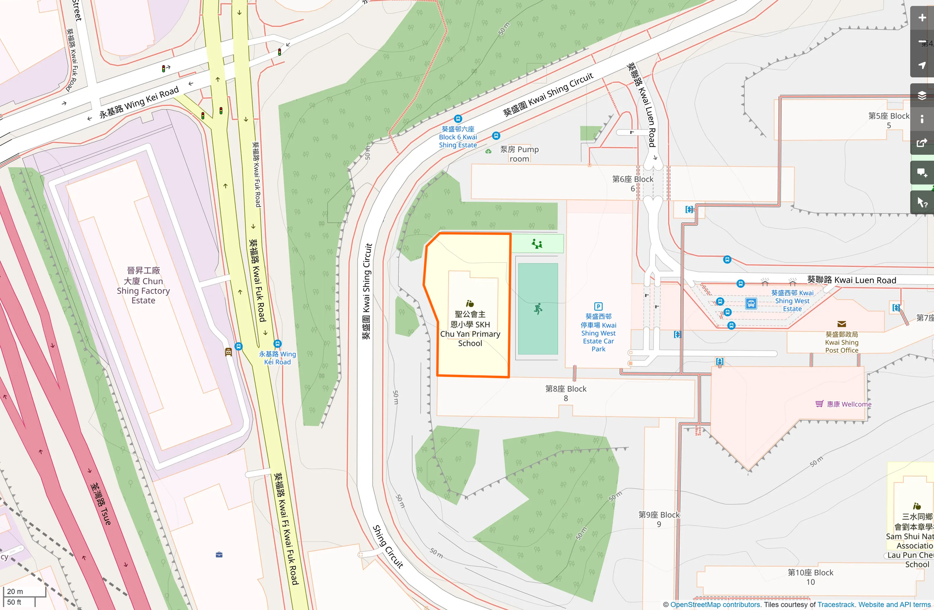 OSM: 聖公會主恩小學 SKH Chu Yan Primary School
