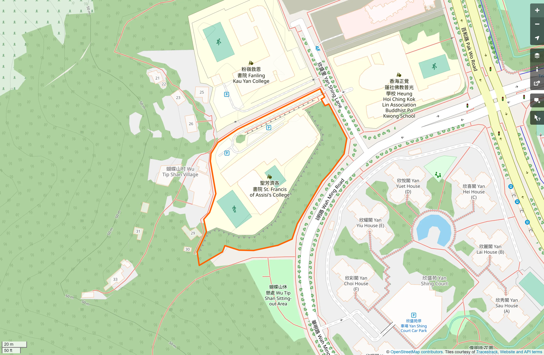 OSM: 聖芳濟各書院 St. Francis Of Assisi's College