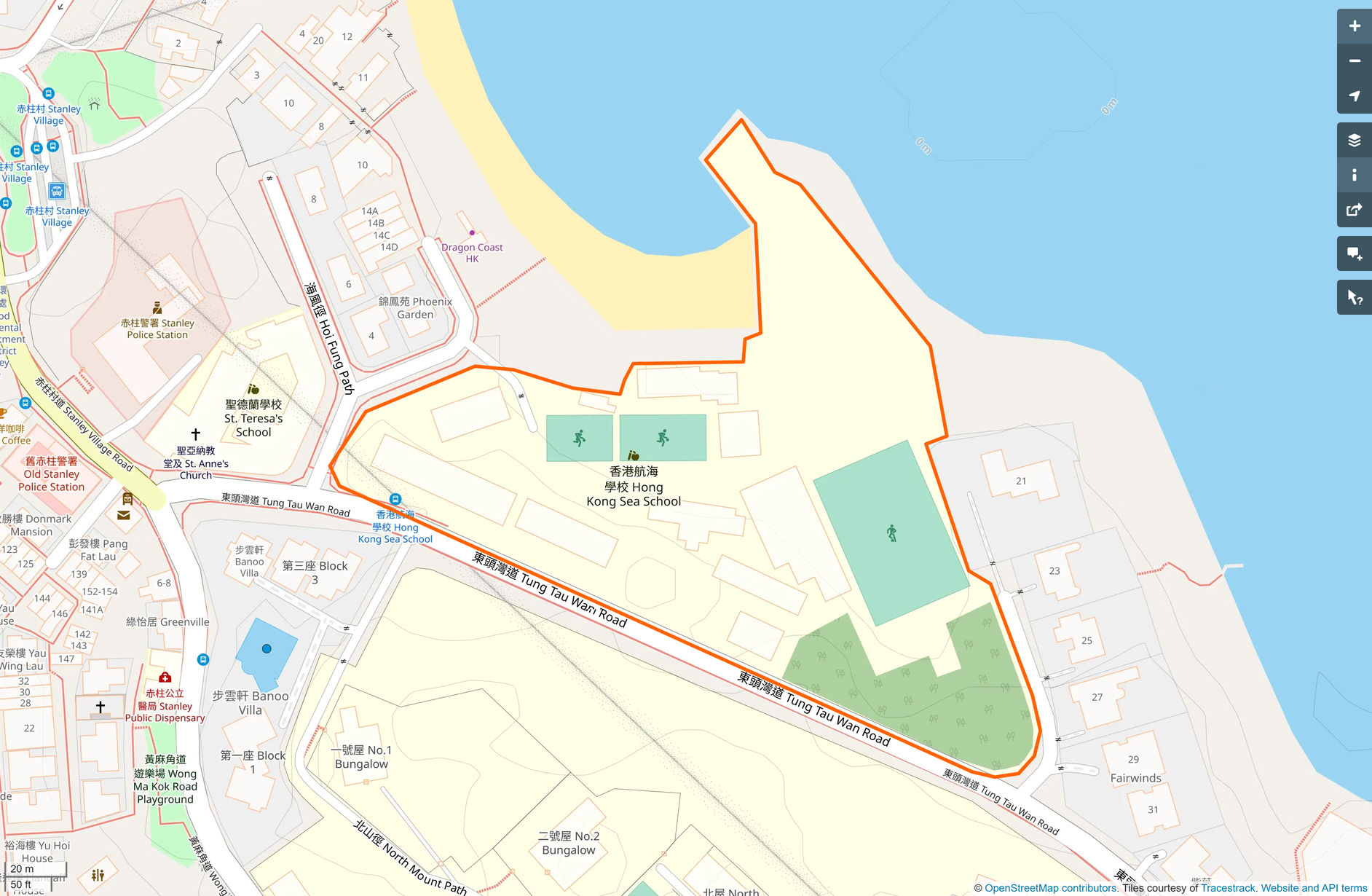 OSM: 香港航海學校 Hong Kong Sea School