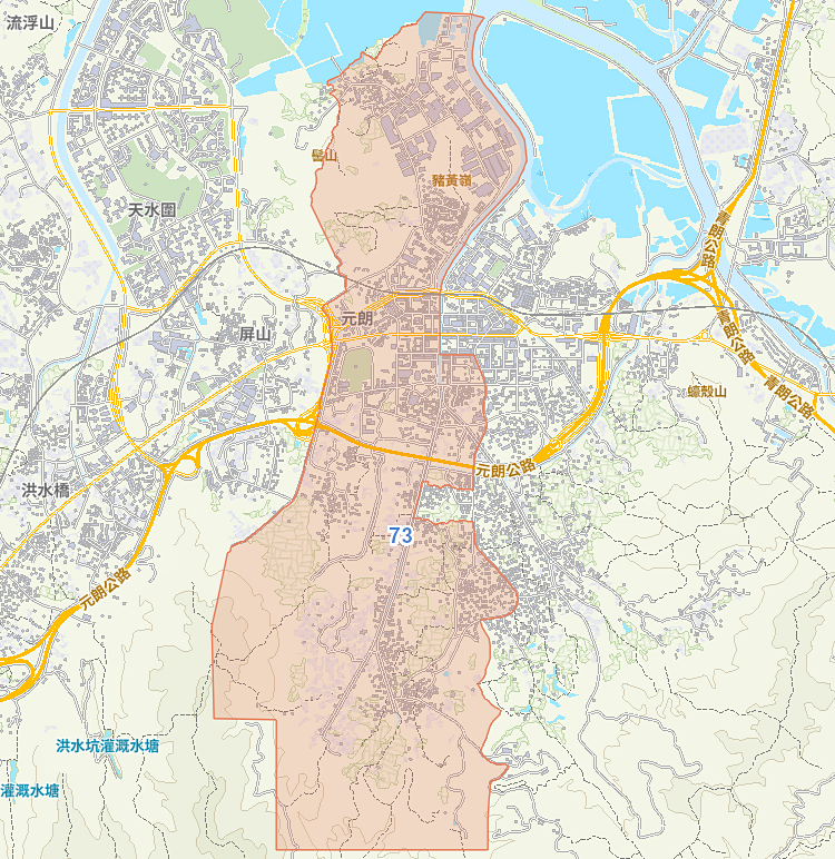 小學 73 校網覆蓋地圖