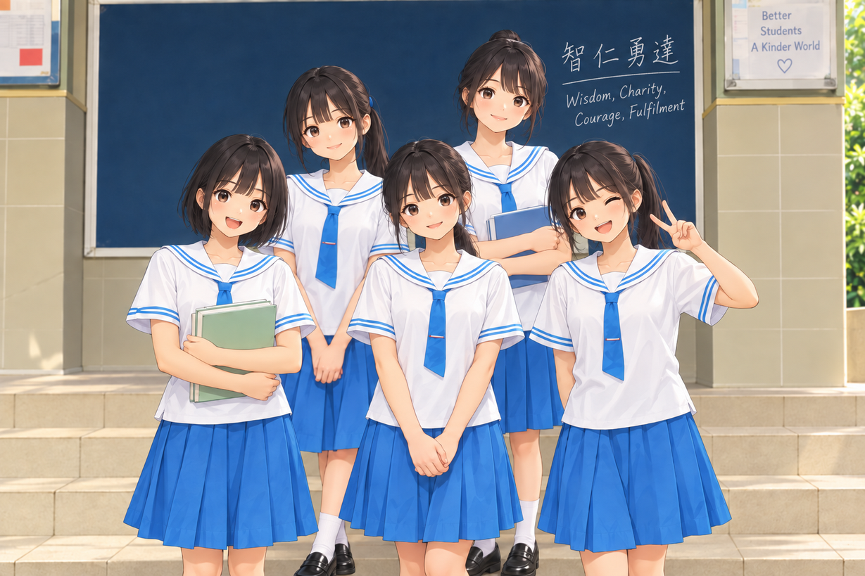 寶血會上智英文書院夏季女生校服