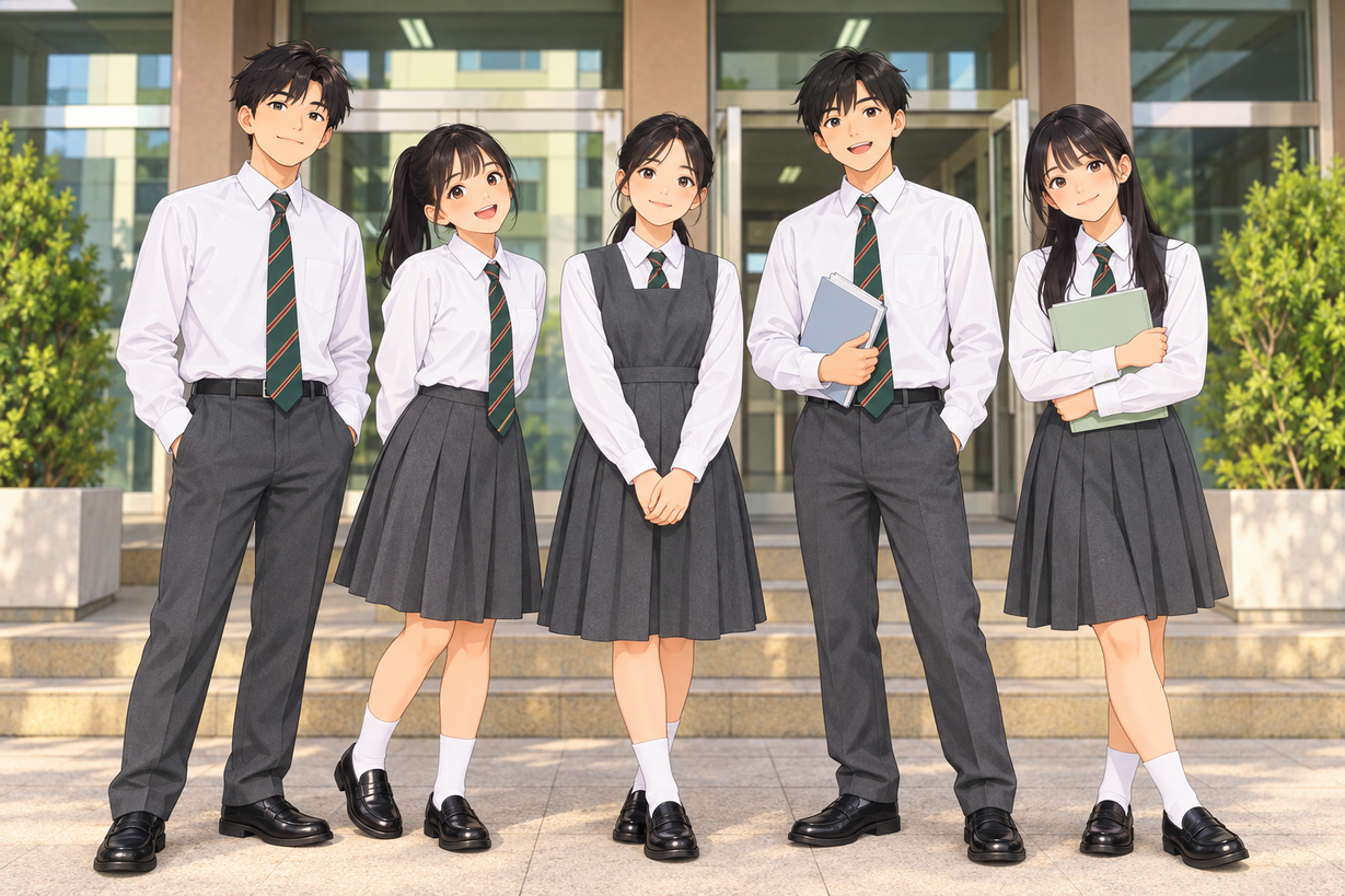 荃灣官立中學冬季校服